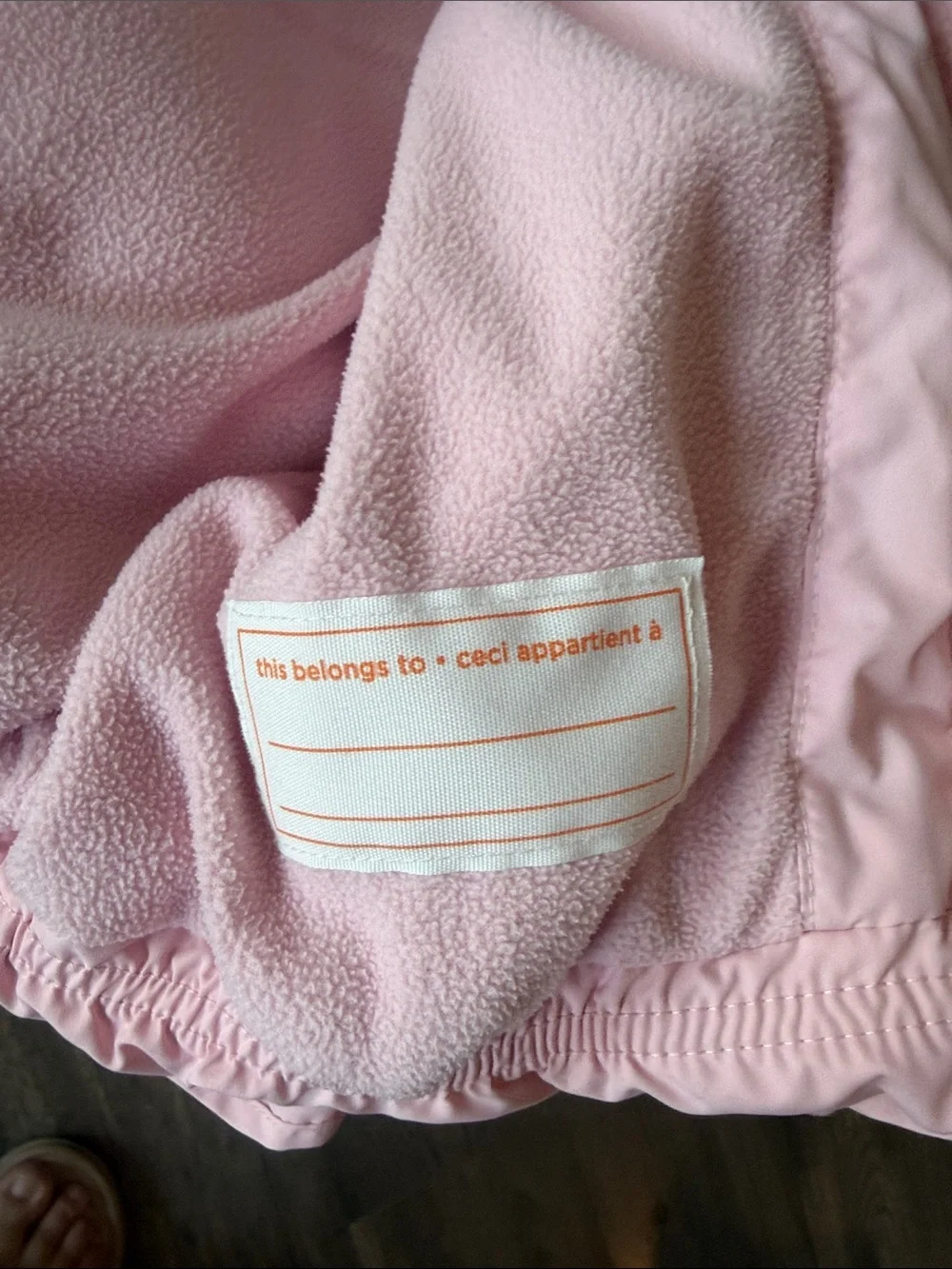 Gymboree Light Pink Hooded Ruffle-Trim Puffer Coat